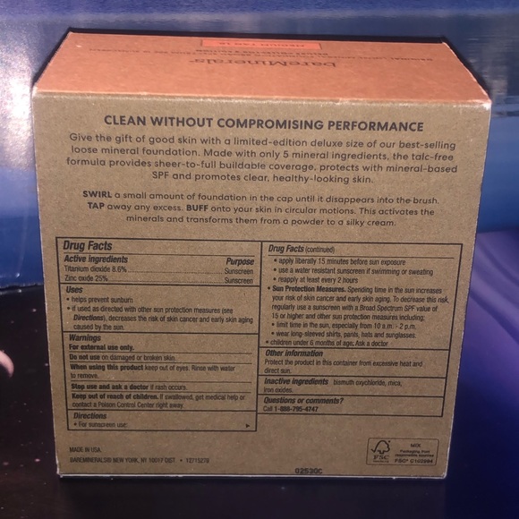 NIB Bare Minerals bareMinerals Deluxe Collector's Edition Foundation Medium Tan - Picture 11 of 14